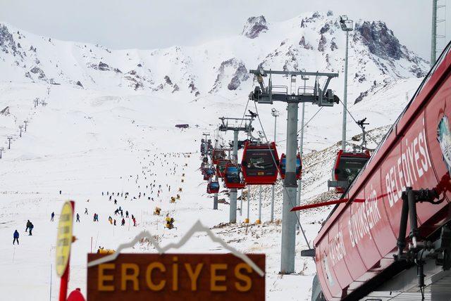 Erciyes'e sezonun ilk haftasında 30 bin ziyaretçi 