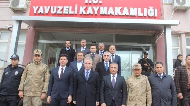 Gaziantep Valisi Davut Gül, Yavuzeli ilçesini ziyaret etti
