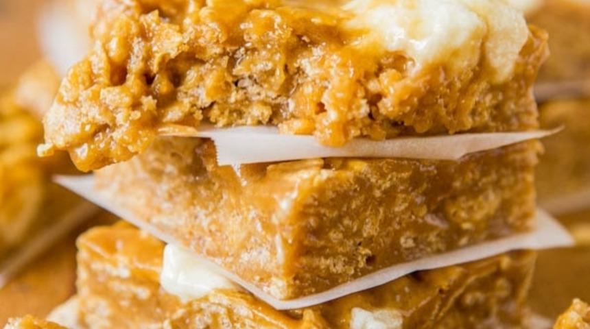 Fıstık Ezmeli Marshmallow Bar