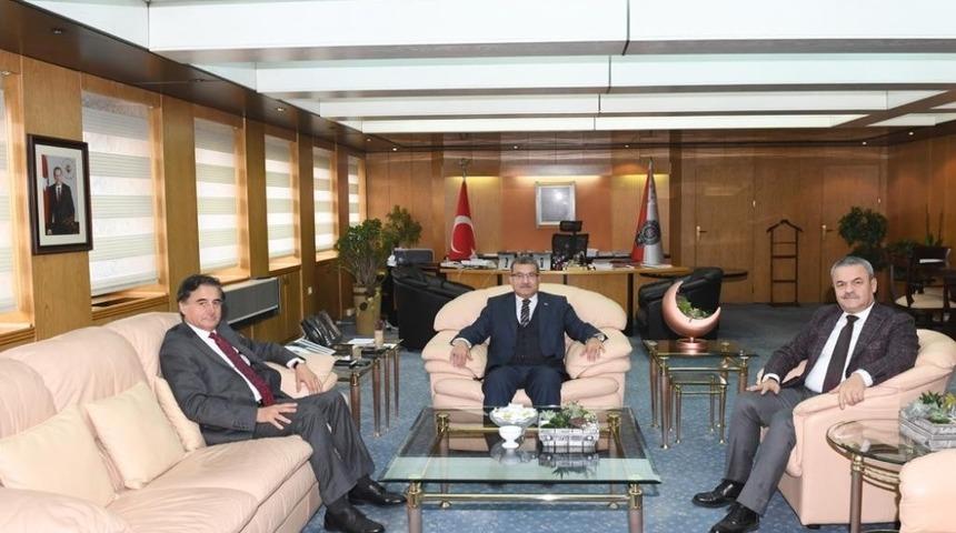 Milletvekili G&uuml;neş ve &Uuml;nal Emniyet Genel M&uuml;d&uuml;r&uuml;n&uuml; ziyaret etti