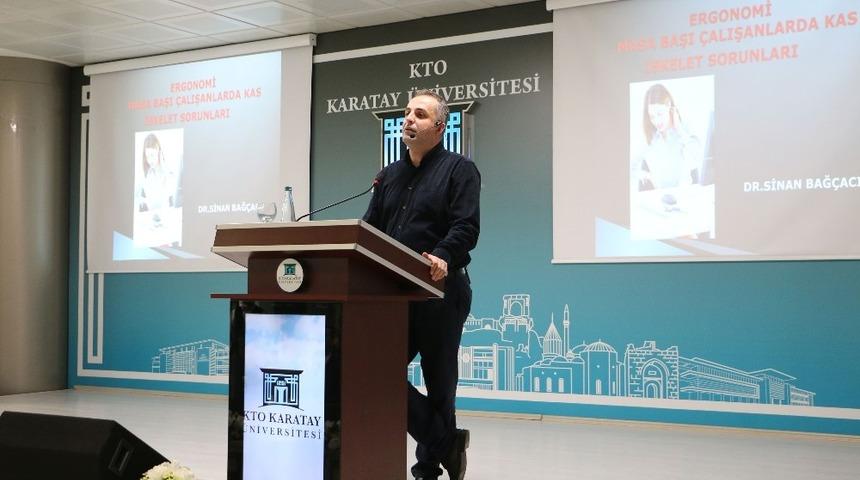 KTO Karatay &Uuml;niversitesi &ccedil;alışanlarına seminer