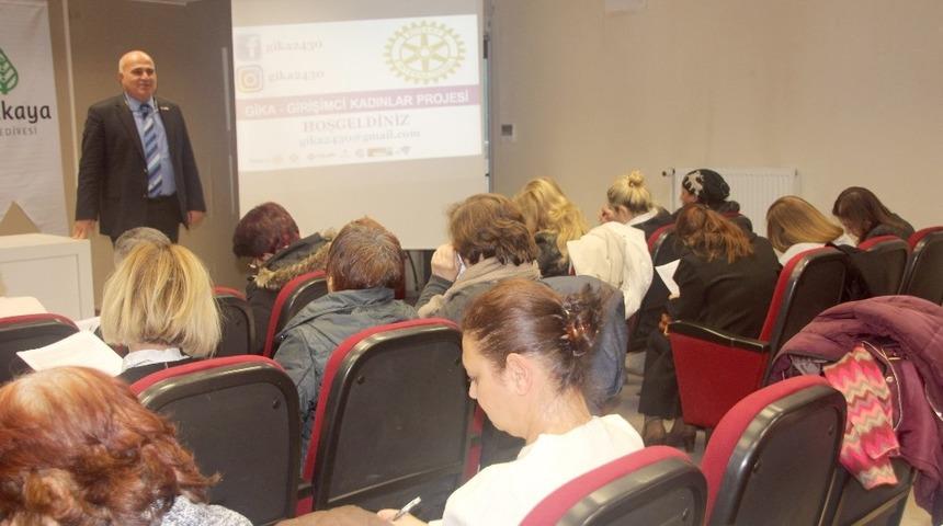Girişimci kadınlar eğitimi başladı