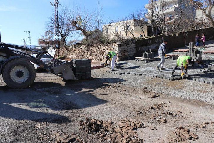 Siirt’te kaldırım çalışmaları sürüyor G1