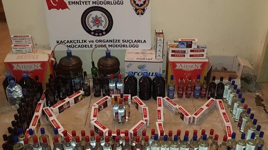 Yılbaşı &ouml;ncesi sahte i&ccedil;ki operasyonu