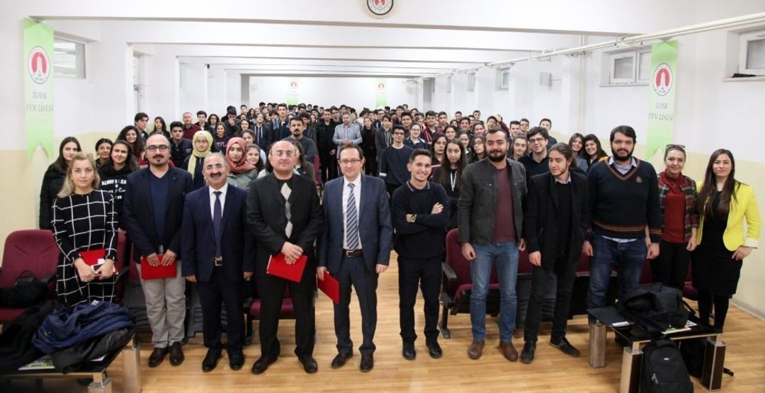 GA&Uuml;N M&uuml;hendislik Fak&uuml;ltesi&rsquo;nden TOBB Fen Lisesi&rsquo;ne ziyaret