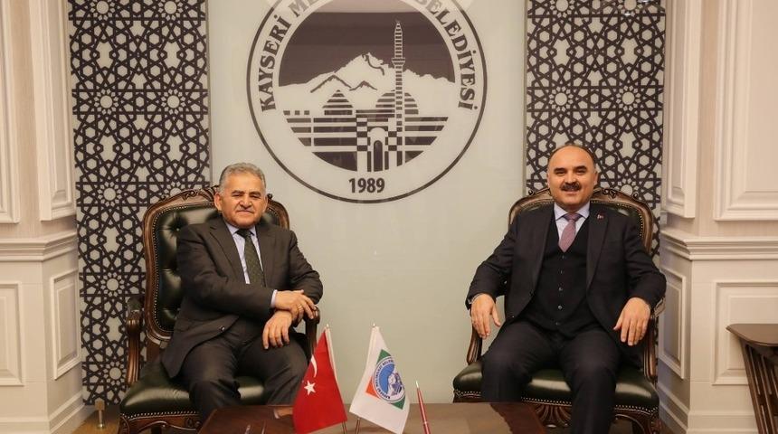 Vali Şehmus G&uuml;naydın Başkan B&uuml;y&uuml;kkılı&ccedil;&rsquo;ı ziyaret etti