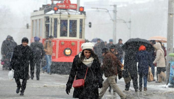Meteoroloji'den İstanbul için son dakika kar yağışı uyarısı! (İstanbul hava durumu yarın nasıl olacak?)