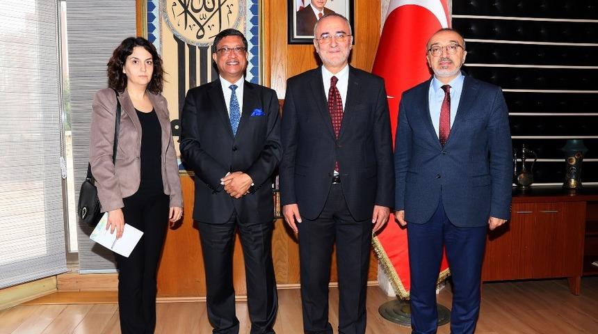 Hindistan B&uuml;y&uuml;kel&ccedil;isinden B&uuml;y&uuml;kşehir&rsquo;e ziyaret