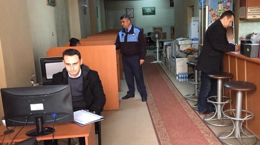 Alaşehir’de İnternet kafelere denetim
