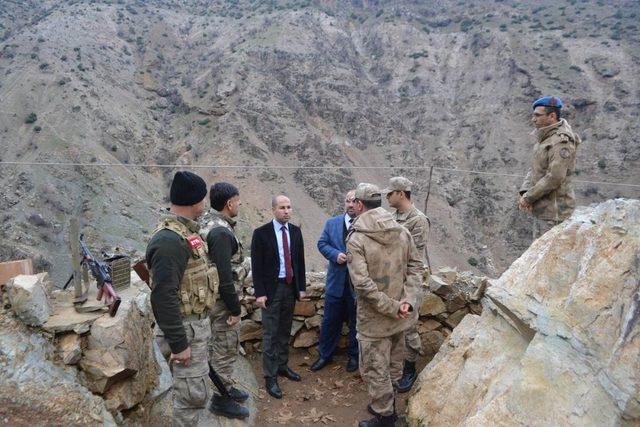 Kaymakam Özadalı’dan korucu noktasına ziyaret