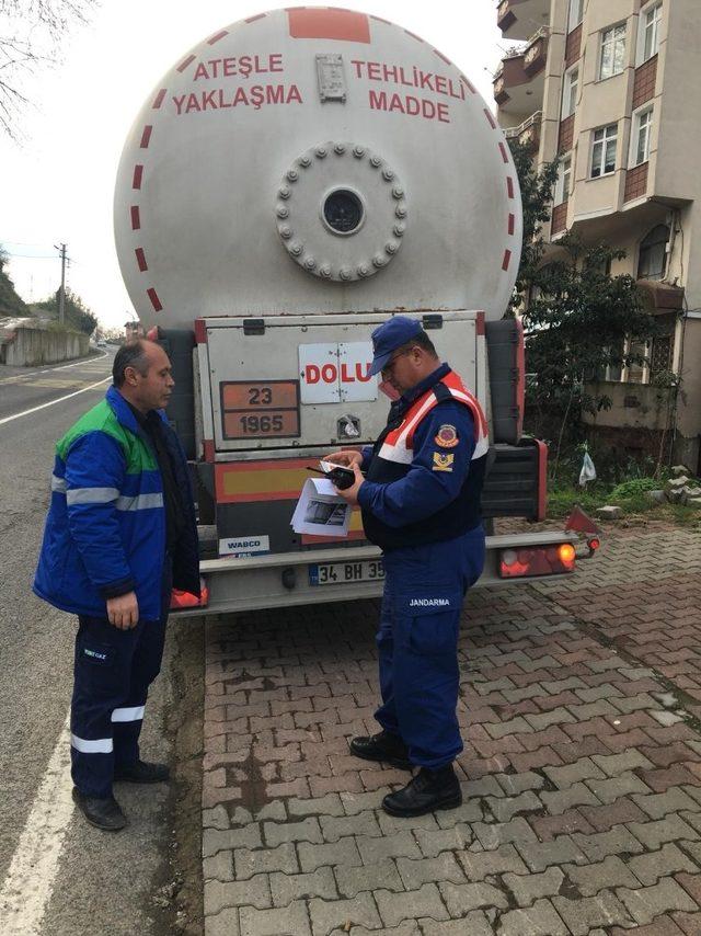 Ordu’da ağır vasıtalara 30 bin TL ceza