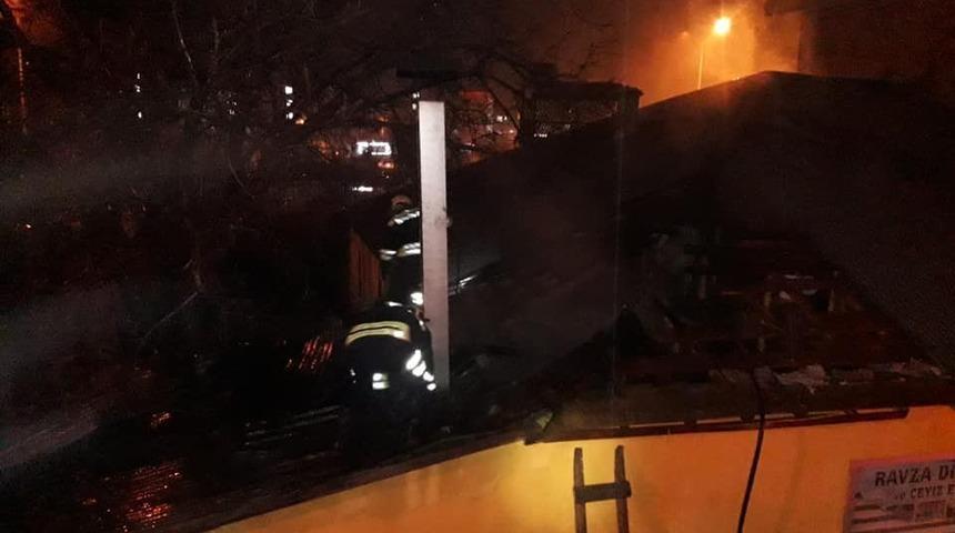 Bing&ouml;l&rsquo;de &ccedil;atı yangını