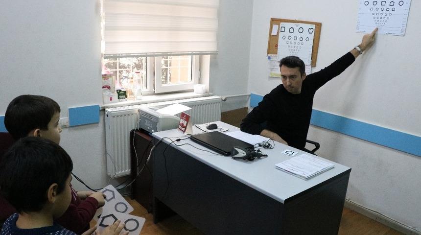 Kahramanmaraş&rsquo;ta 4 bin &ccedil;ocuk g&ouml;z taramasından ge&ccedil;ti