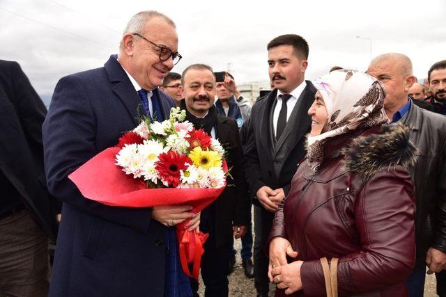 Başkan Ergün’den hastalara geçmiş olsun ziyareti