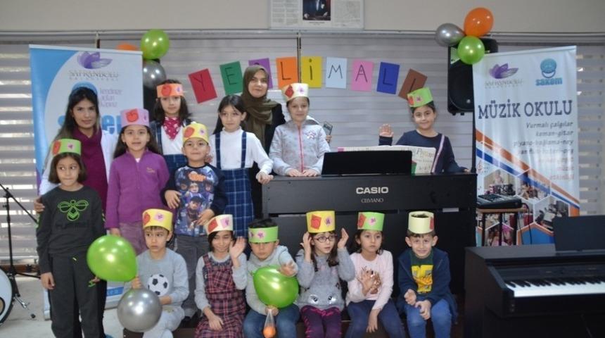 M&uuml;zik okulu &ouml;ğrencileri yerli malı haftasını kutladı