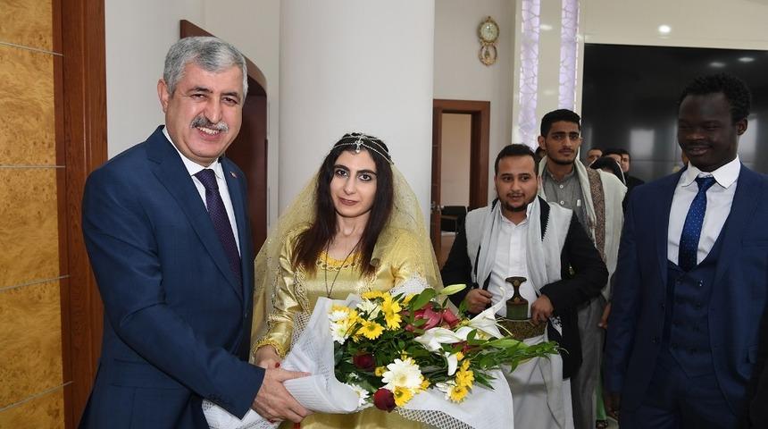 Göçmen öğrencilerden Başkan Polat’a ziyaret