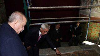 Cumhurbaşkanı Erdoğan Mevlana’nın asıl kabrinin girişini gördü! 4. Murat'tan sonra bir ilk!