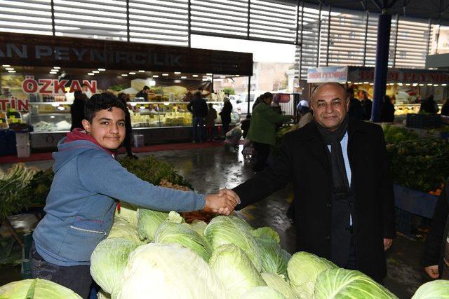 Başkan Hasan Arslan’dan pazar yeri turları