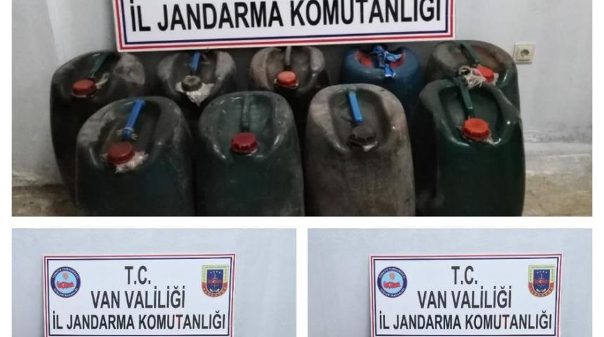 Van&rsquo;da bin 260 litre ka&ccedil;ak mazot ele ge&ccedil;irildi
