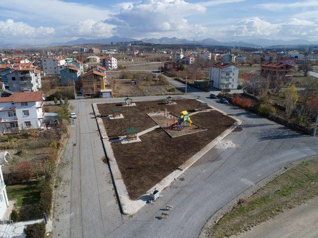 Beyşehir Belediyesi’nin park çalışmaları sürüyor