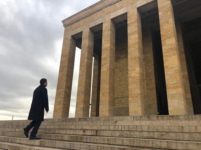 Ömer Günel, Anıtkabir’i ziyaret etti