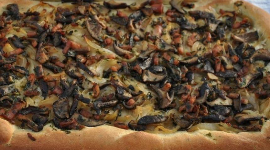 Mantarlı Fransız Pizzası