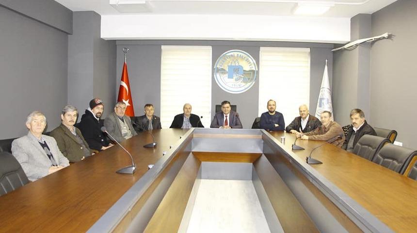 Başkan Yal&ccedil;ın taksici esnafı ile bir araya geldi