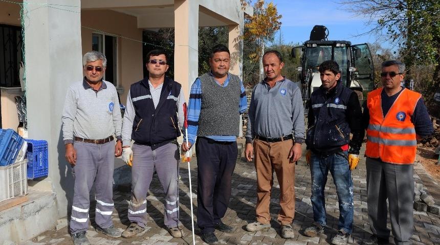 B&uuml;y&uuml;kşehir&rsquo;den g&ouml;rme engelli vatandaşın evine yol