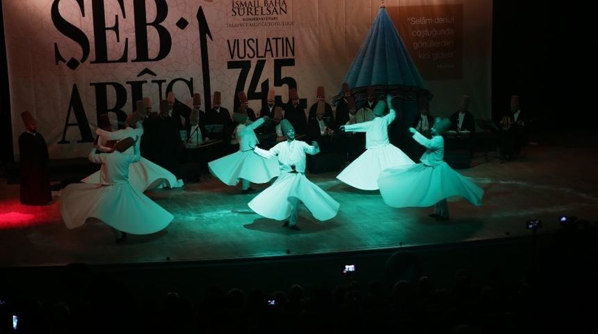 Mevlana 745’nci yılında ‘Şeb-i Arus’ ile anıldı