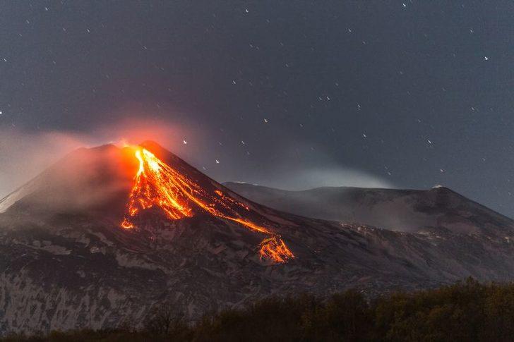 Gece patladı! İnanılmaz görüntüler G1