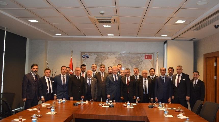 GAİB Vali G&uuml;l ile ihracatı değerlendirdi