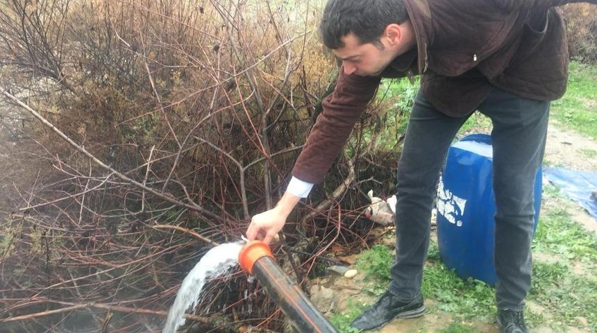 Oğulduruk&rsquo;un yeni sondajından saniyede 6 litrelik su