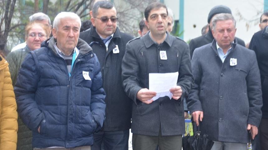 Bilecik’te sağlık personeline şiddete kınama