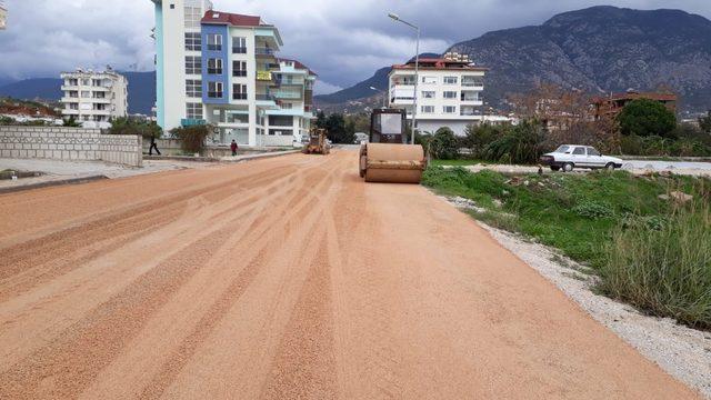 Alanya&rsquo;da yol a&ccedil;ma ve altyapı &ccedil;alışmaları 1