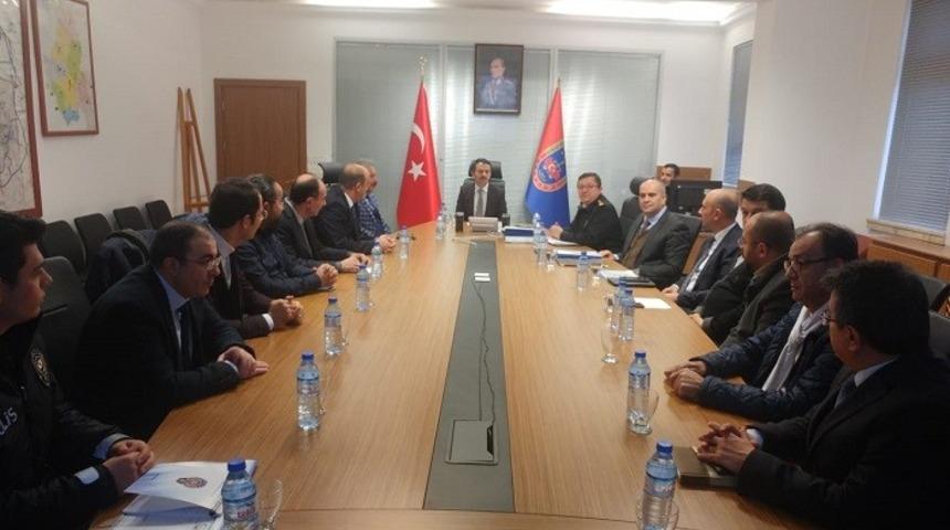 İl spor g&uuml;venlik toplantısı yapıldı