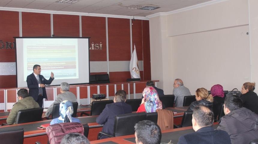 Ağrı İl &Ouml;zel İdaresi Personeline &lsquo;Kamu İhale Kanunu&rsquo; eğitimi verildi