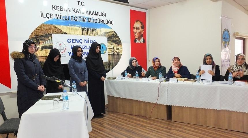 Keban&rsquo;da "Gen&ccedil; Nida Hafızlık Yarışması"