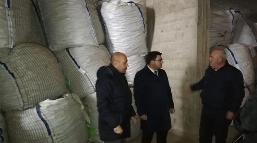 M&uuml;d&uuml;r Kalya, tohumluk patates depolarını inceledi