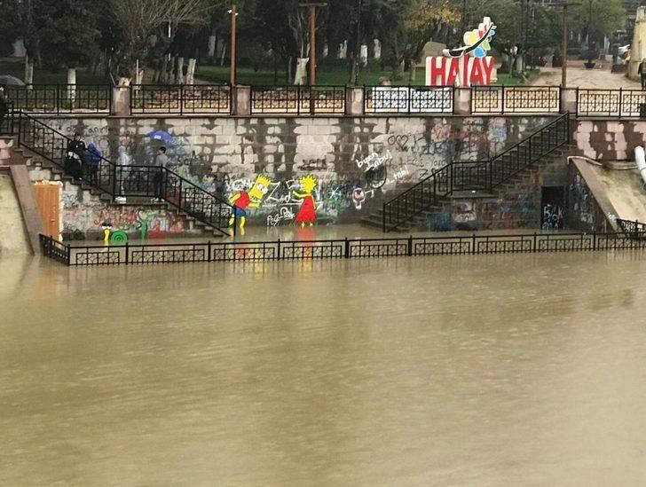 Asi Nehri’nde su seviyesi yükseldi G4