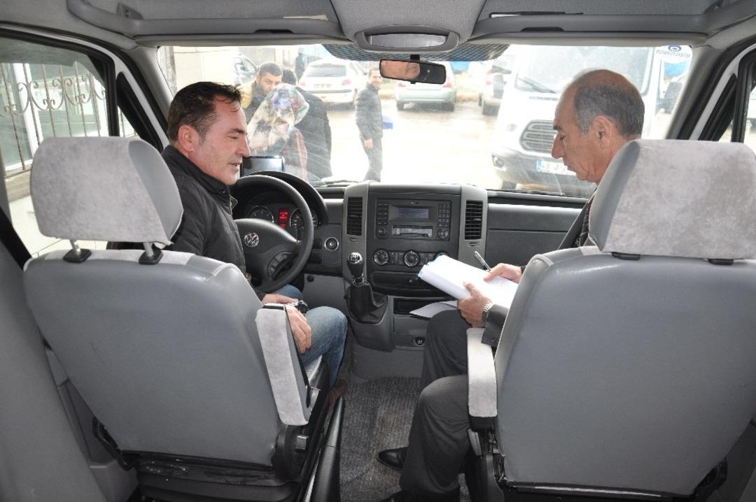 Bulanık&rsquo;ta okul servis ara&ccedil;ları denetlendi