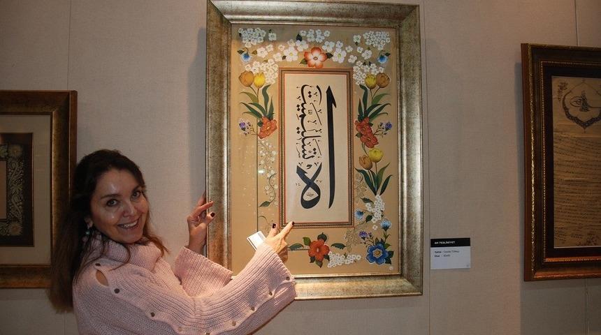 Esra Bora’dan tezhip sergisi