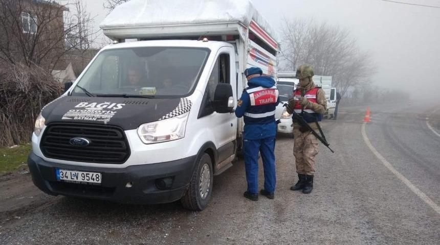 Siirt&rsquo;te 621 ara&ccedil; denetlendi