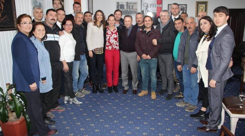 İş&ccedil;ilerden Başkan Saka&rsquo;ya teşekk&uuml;r