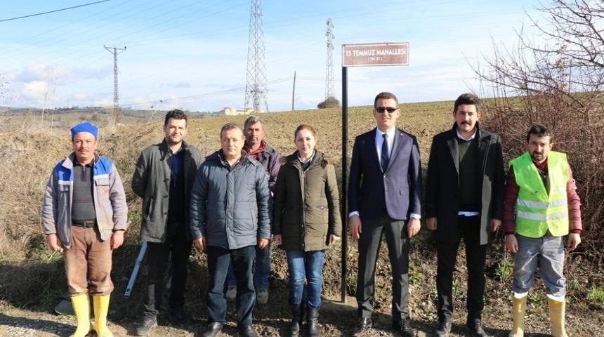 Safranbolu&rsquo;nun 21.mahallesi &lsquo;15 Temmuz Mahallesi&rsquo; oldu