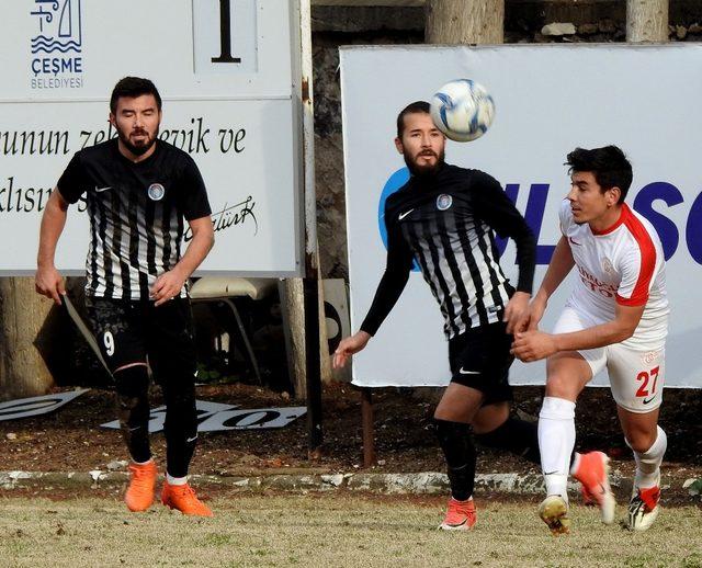 Lider Torbalıspor, Çeşme’den 1 puanla dönebildi