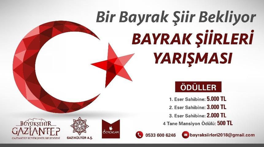 &ldquo;Bir Bayrak Şiir Bekliyor&rdquo; adlı şiir yarışması sonu&ccedil;landı