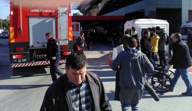 Ege Üniversitesi Tıp Fakültesi Hastanesi'nin diyaliz bölümünde yangın