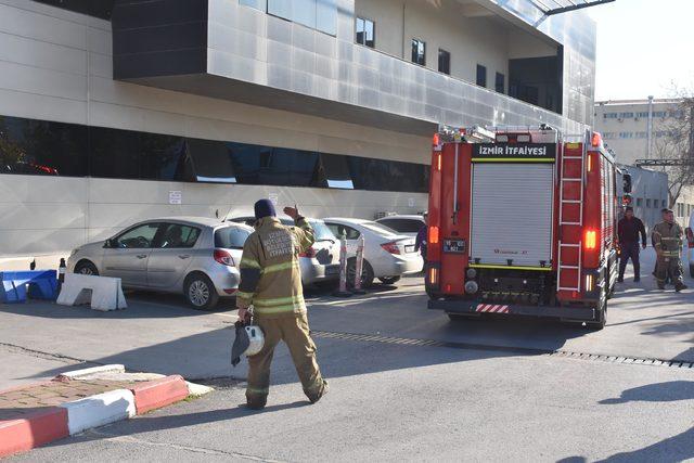 Ege Üniversitesi Tıp Fakültesi Hastanesi'nin diyaliz bölümünde yangın (2)