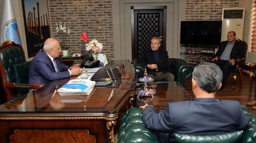 Silifkeli muhtarlardan Başkan Kocamaz&rsquo;a ziyaret