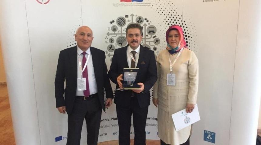 Yenice Halk Eğitim Müdürlüğüne  proje ödülü